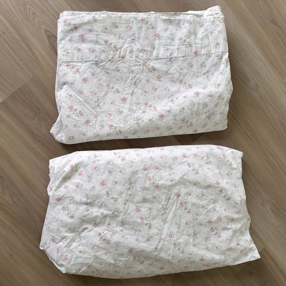 Simply Shabby Chic Candy Floral Twin Size Flat & Fitted Sheet